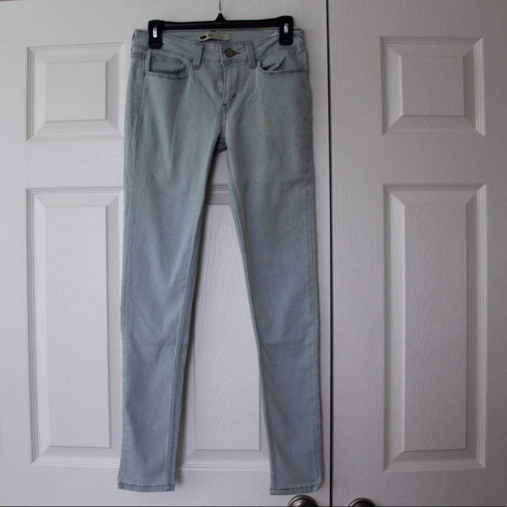 Levi size 28 acid wash skinny jeans